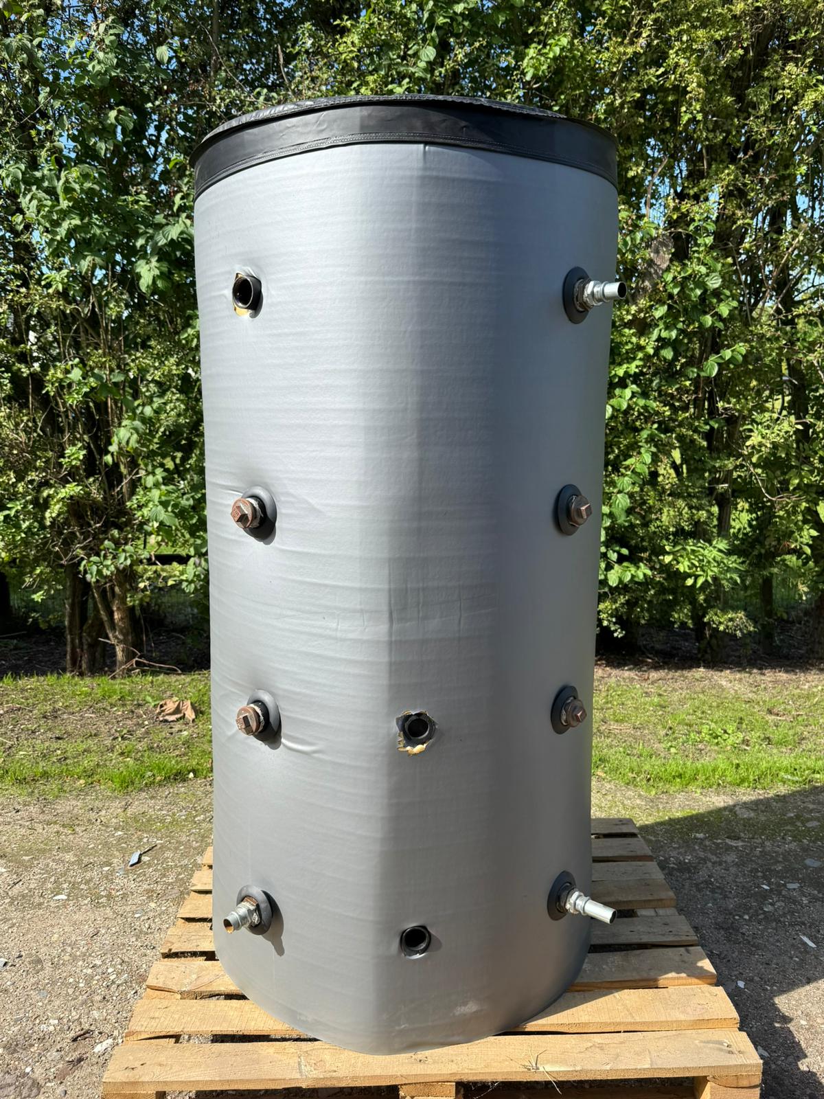 Cv Buffervat 500 liter met Cv wisselaar