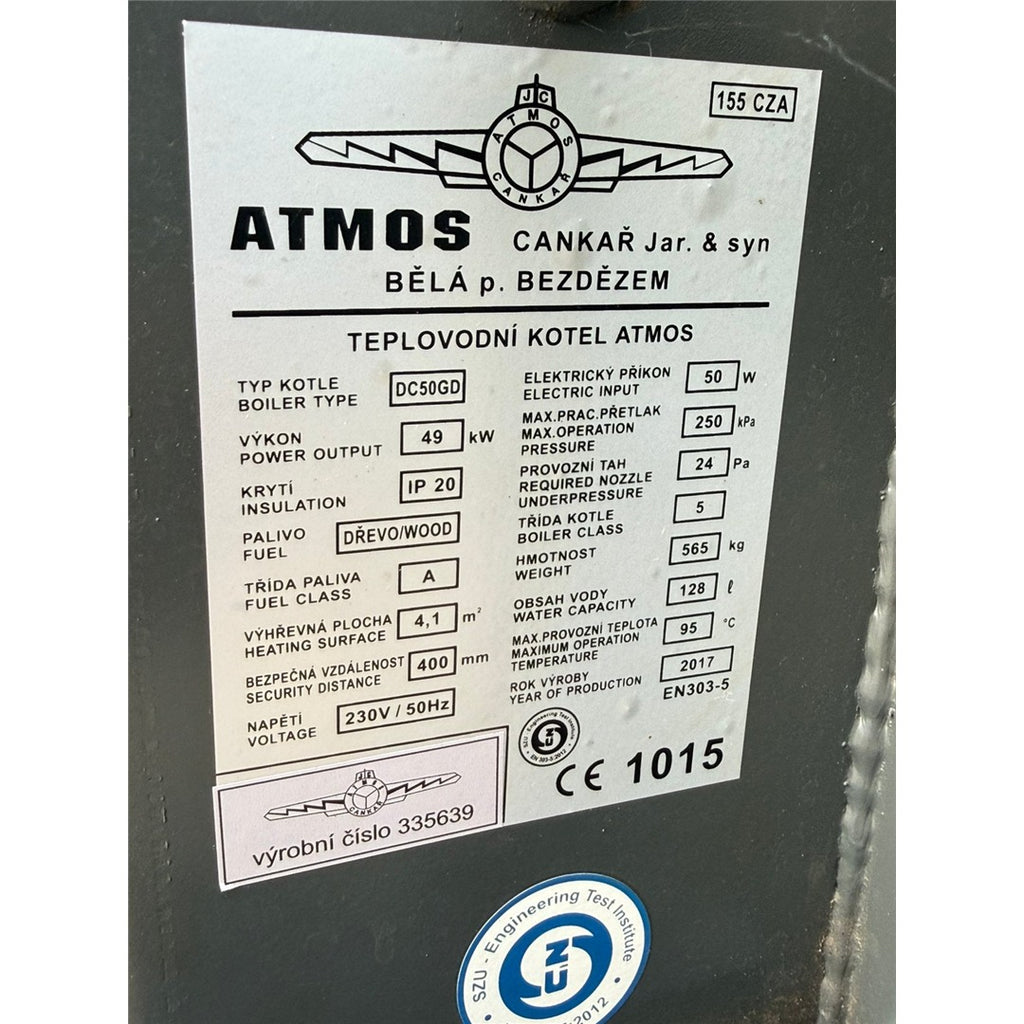 ATMOS DC 50 GD houtvergasser 49 kW