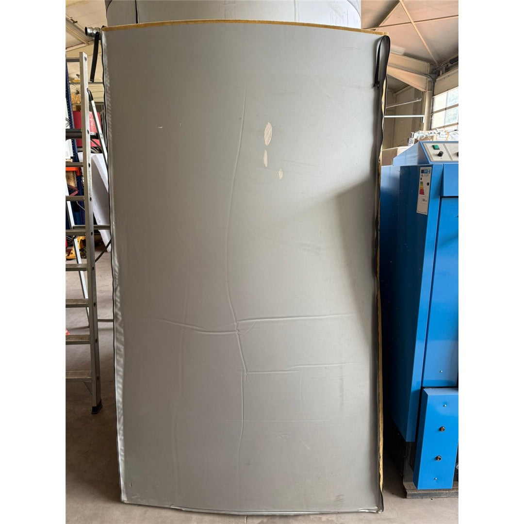 Buffervat 2000 liter met RVS tapwaterspiraal en solar spiraal