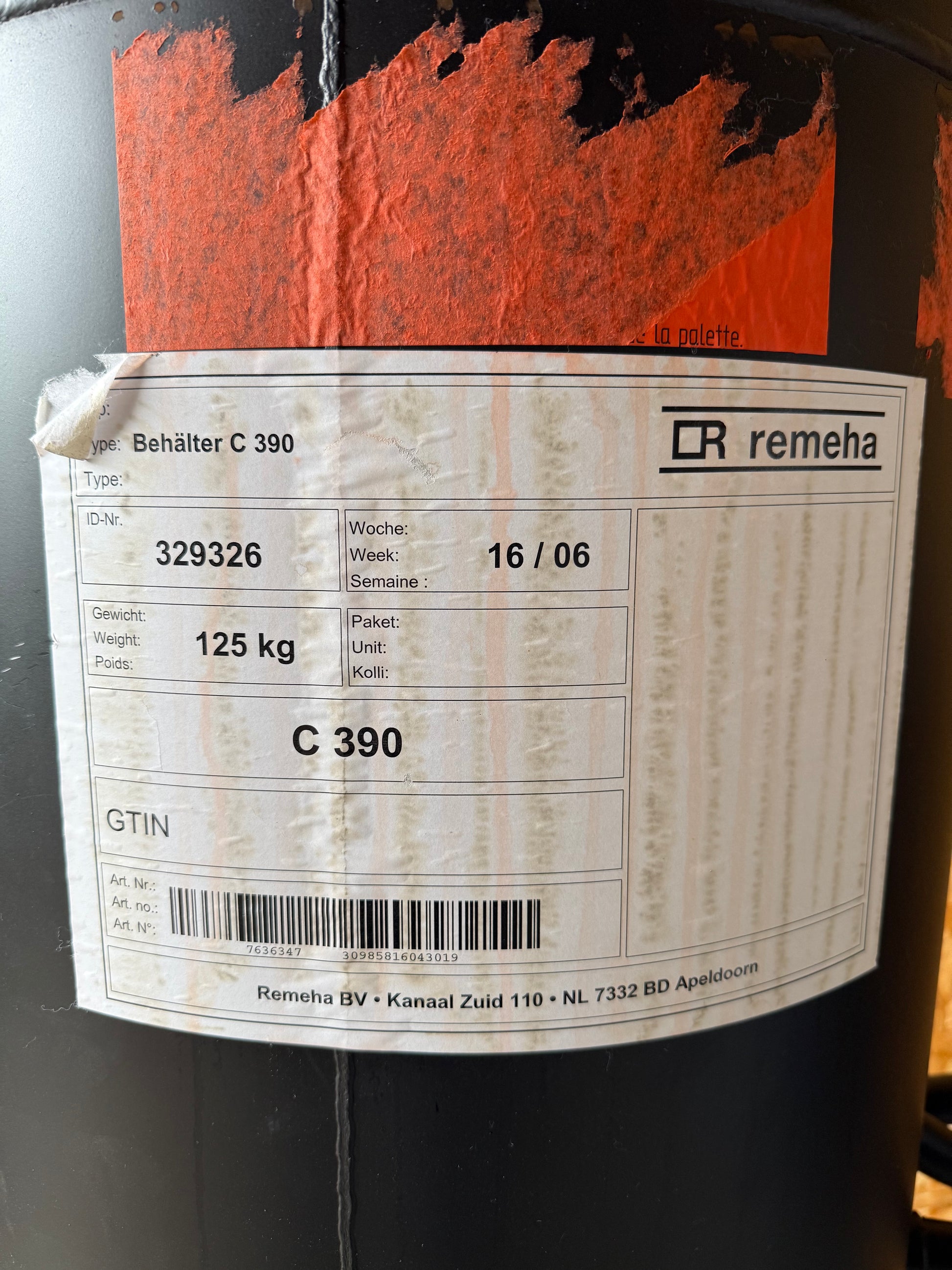Cv Buffervat Remeha C390
