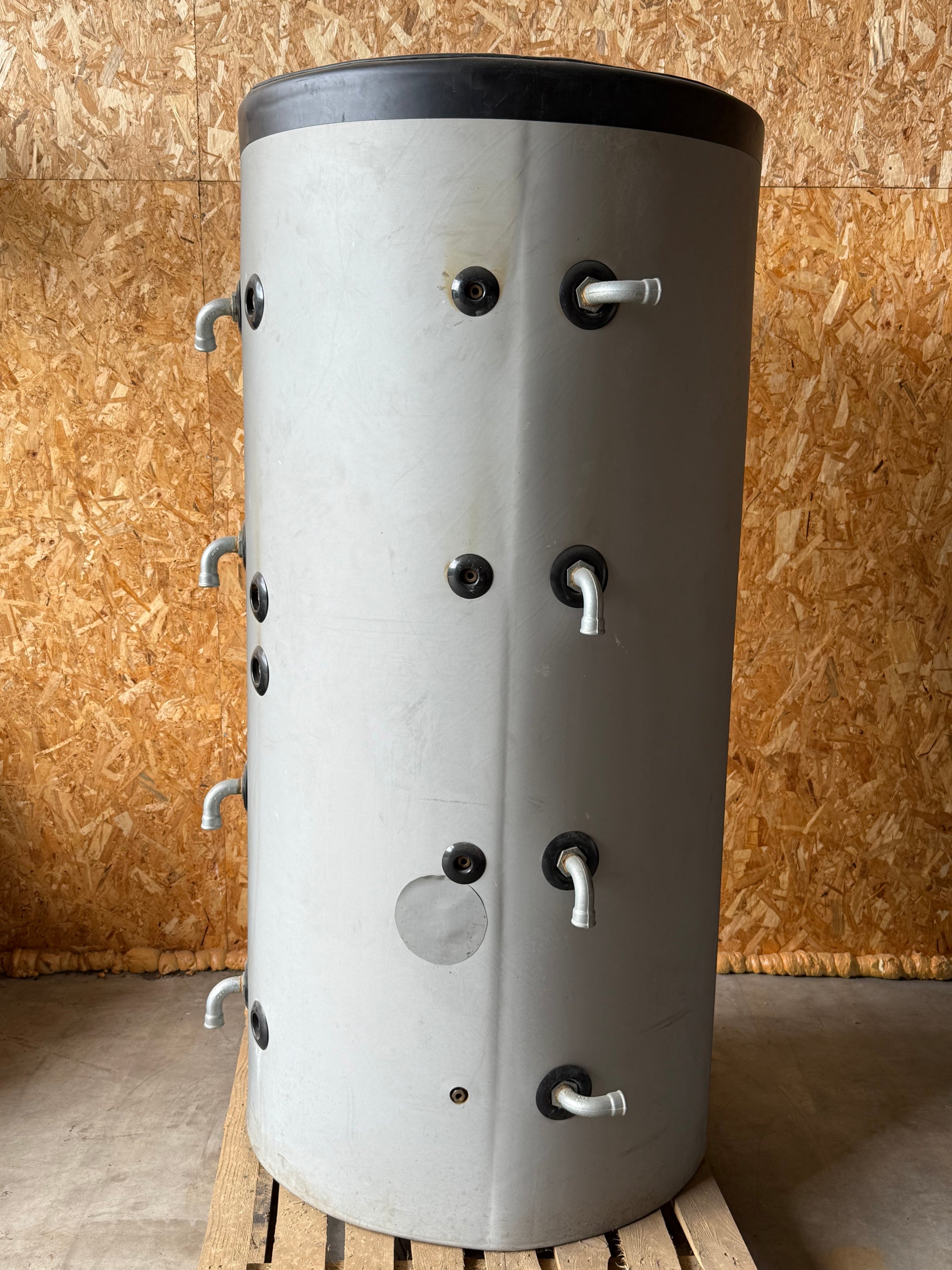 Cv Buffervat 1000 liter 2 Spiralen