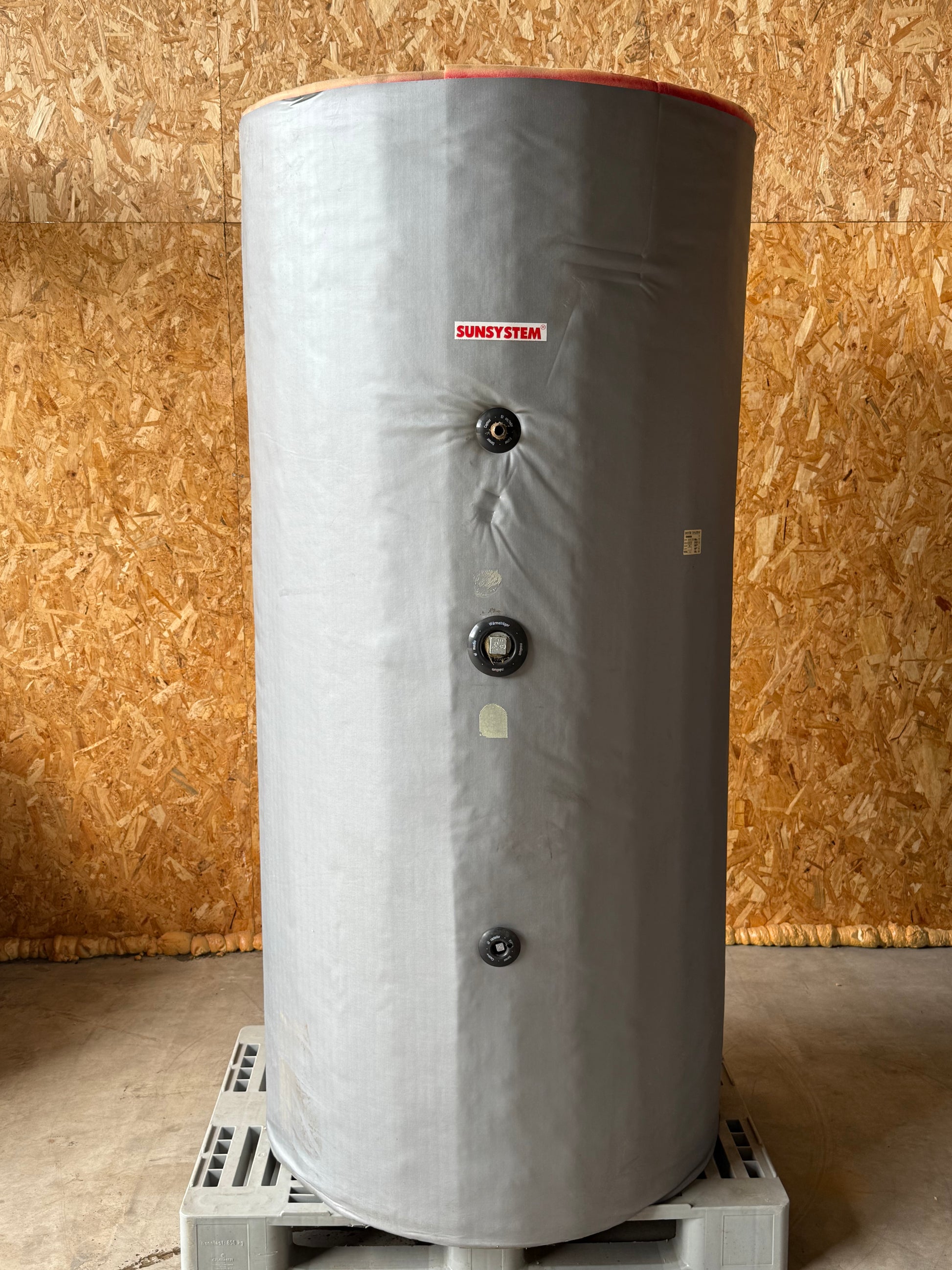 Cv Buffervat Sunsystem 1000 liter met 2 spiralen