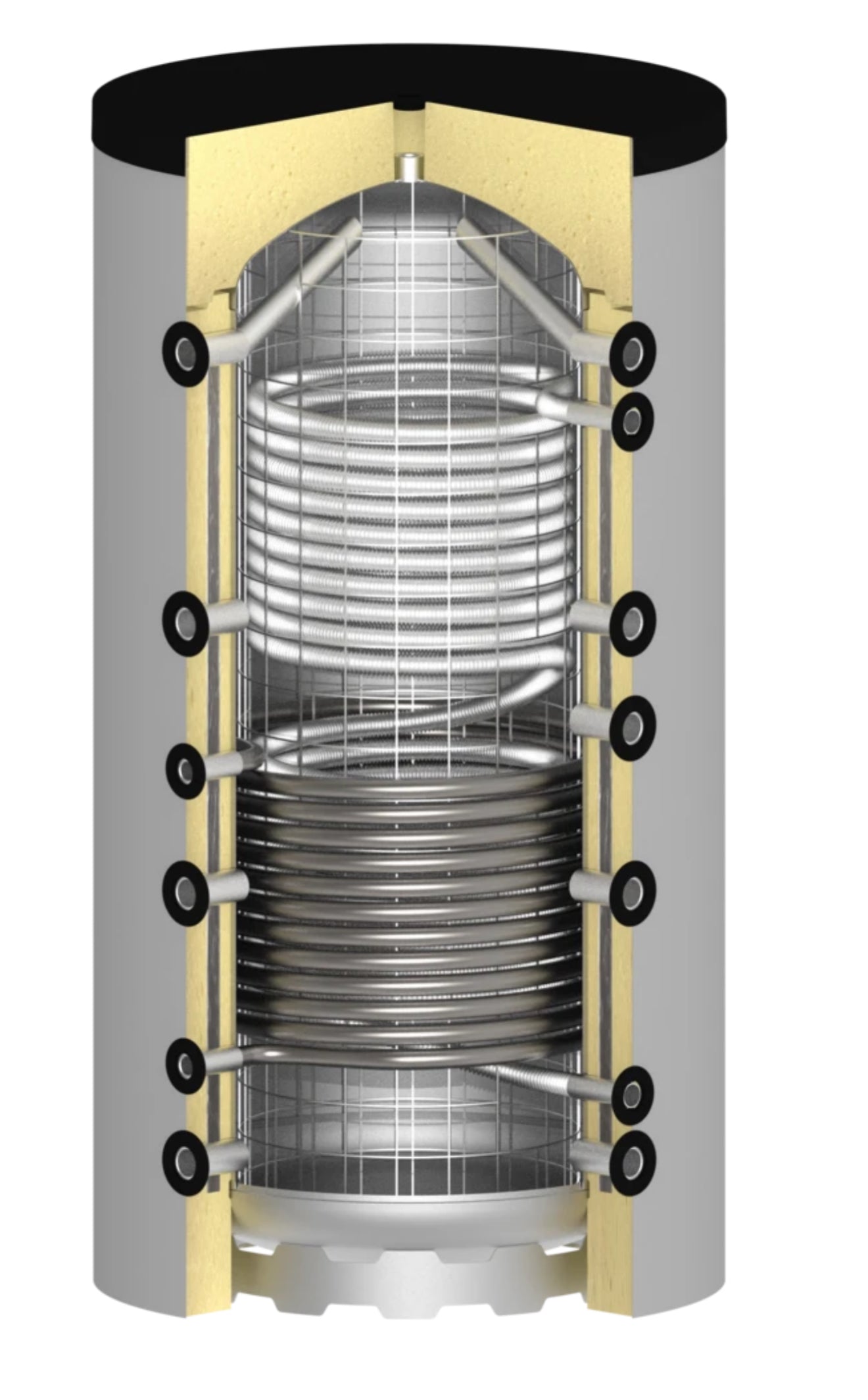 OEG Verswaterboiler 800 liter - RVS Wisselaar
