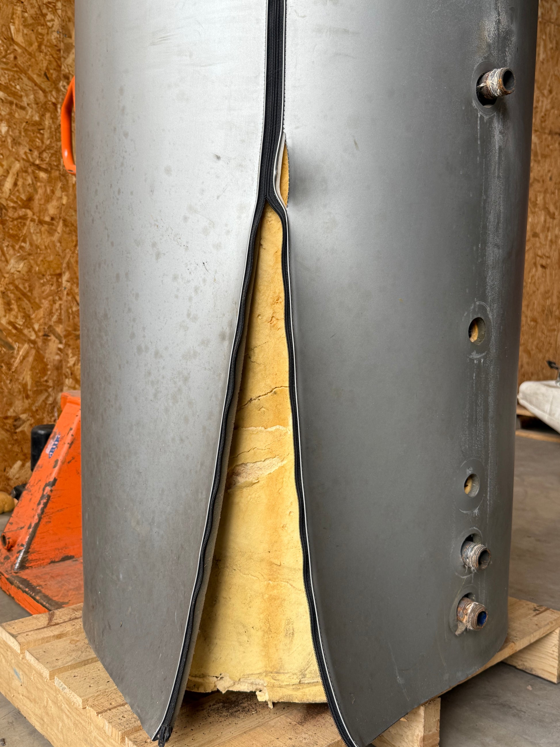 Cv Buffervat 300 liter met een spiraal