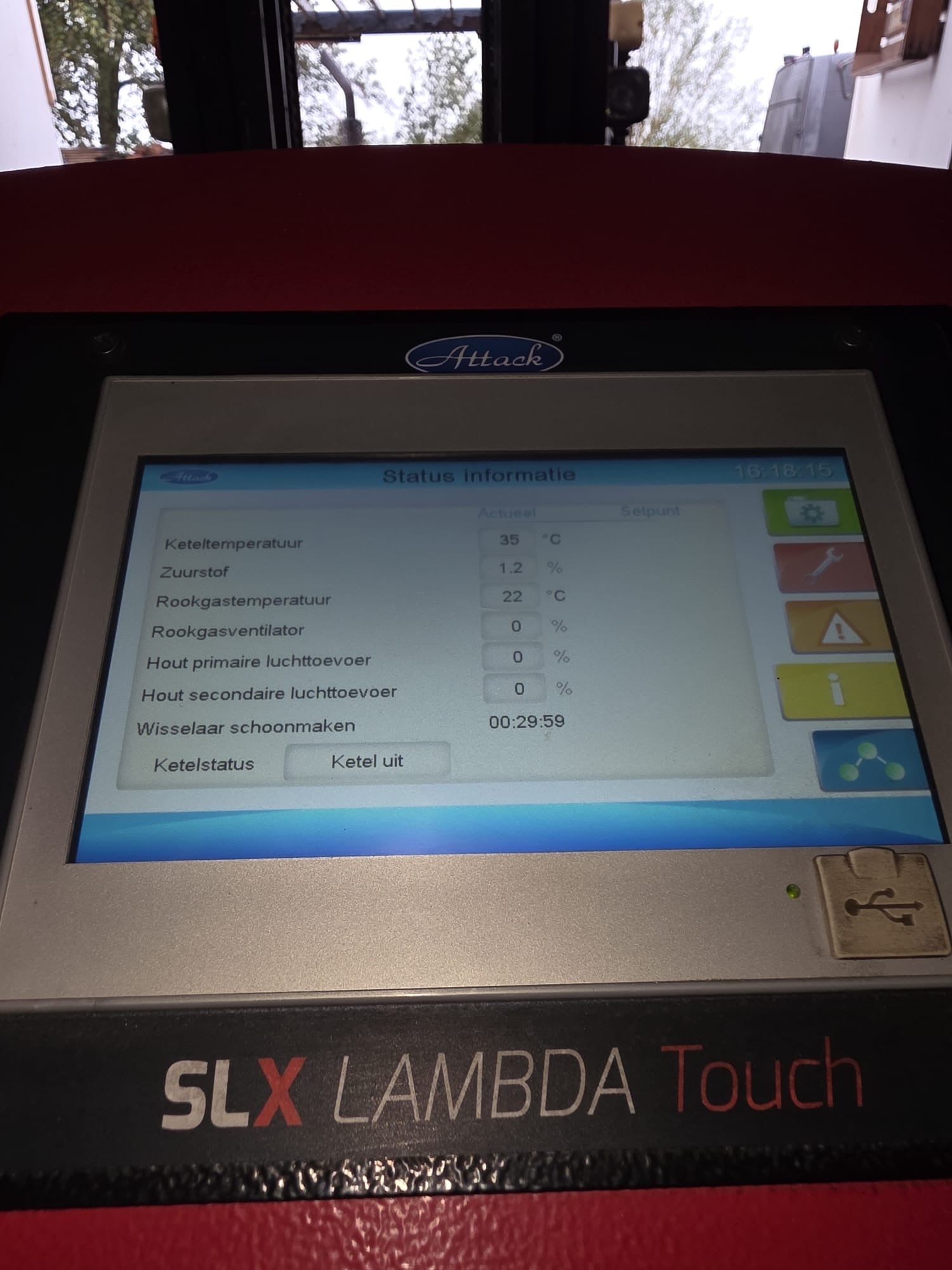 Houtvergasser - Houtkachel Attack 55 SLX LAMBDA