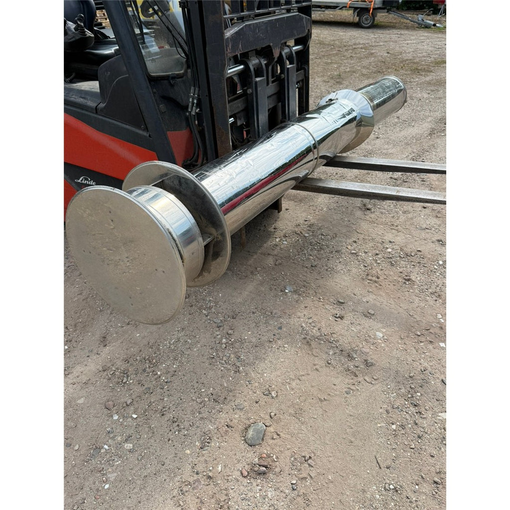Dubbelwandige RVS kachelpijp 250 mm